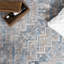 Tapis oriental bleu / beige Singletary-663507475