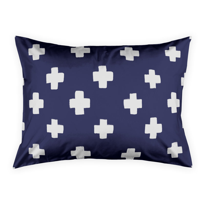 Taie décorative de la collection Swiss Cross de la marine, Standard