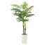 Palmier artificiel 5/6 pi avec pot de fleurs, plante artificielle réaliste pour la décoration intérieure / extérieure, base lestée-113443294