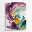 Aquarelle abstraite 72, art mural en métal beige-393219994