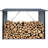 85'' W Metal Log Rack