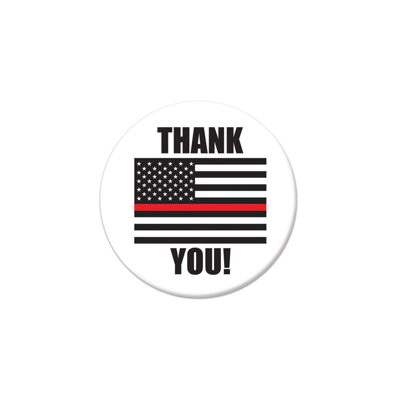 Merci! Bouton pompiers