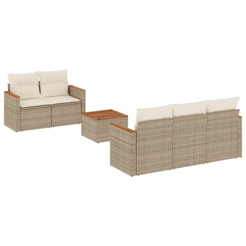 Ensemble de canapé de jardin vidaXL beige