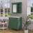 Shaneca 30'' Single Bathroom Vanity with Resin Top and Medicine Cabinet-2012728647