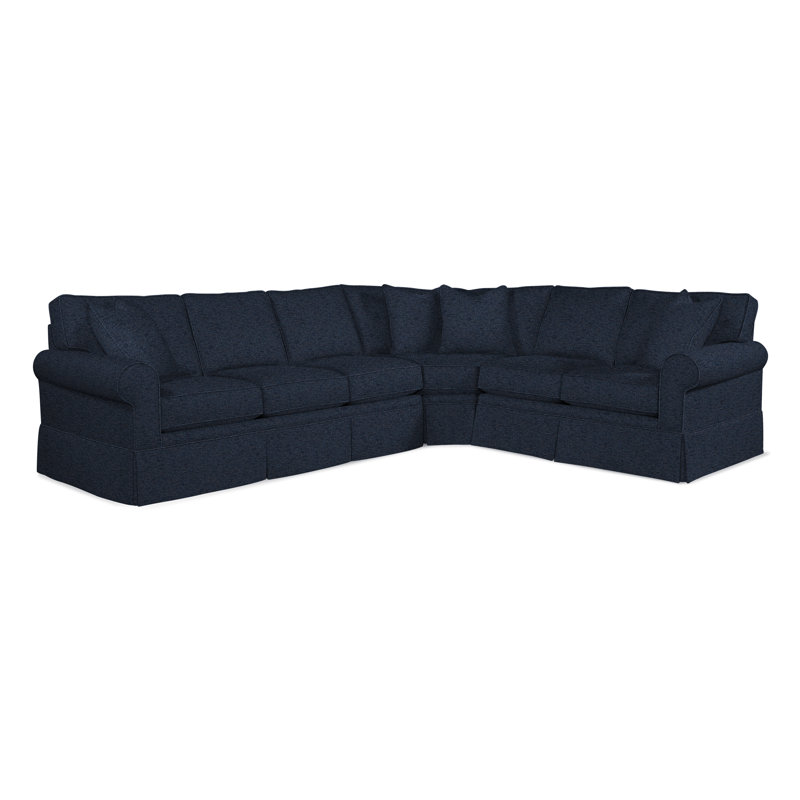 Benton Sectional, Right Hand Facing, Basic Navy; 0317-61