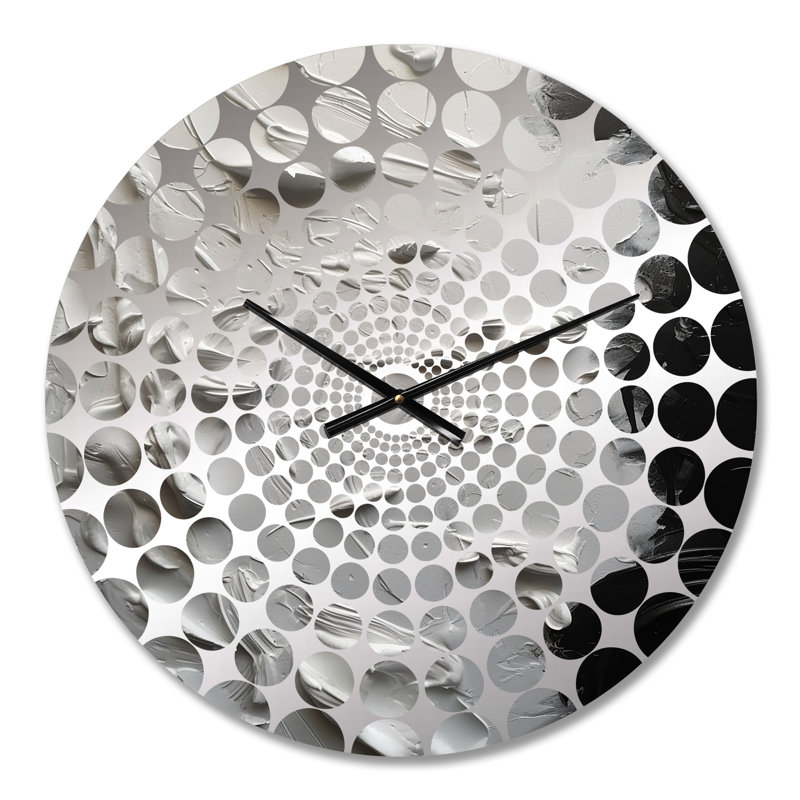 Hambeldon - Abstract Marble Wall Clock, Small