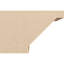Burlington Woodgrain TimberThane Ra partier queue, brun clair apprêté-88142283