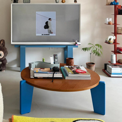 Nordic minimalist round coffee table