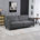 Polyester 100 % gris foncé