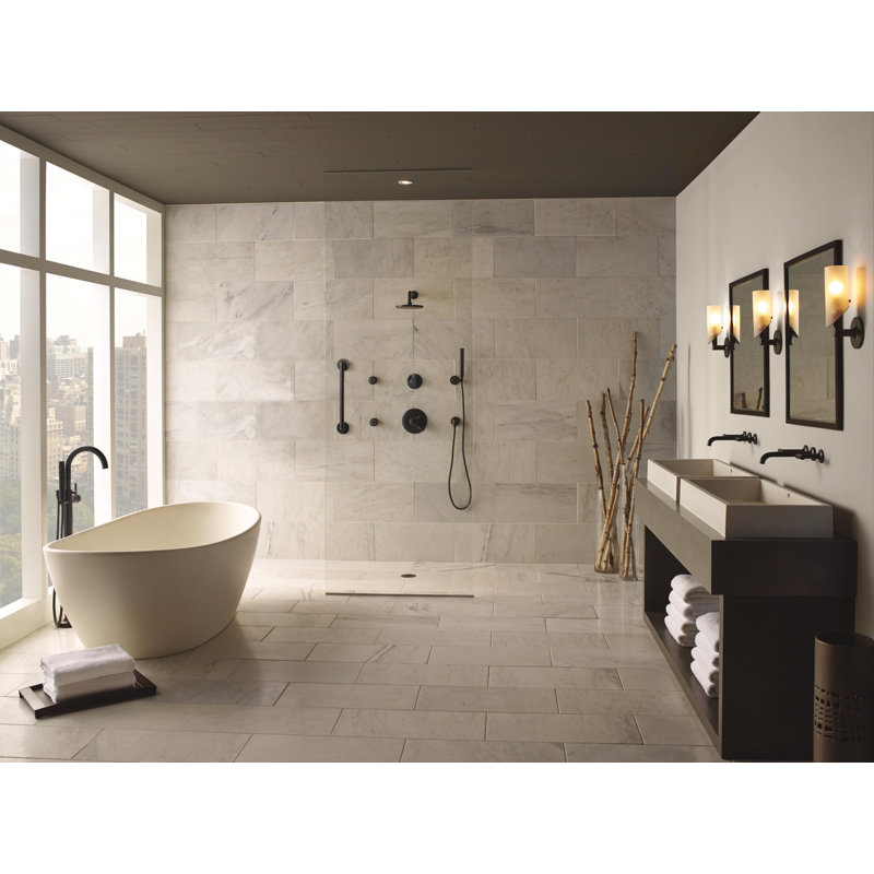 Jason Wu Two-Handle Wall Mount Lavatory Faucet, Lever Handle, 1.5