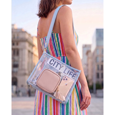 Mini-étui à bijoux de voyage, pochette en cuir PU souple - Rose perle
