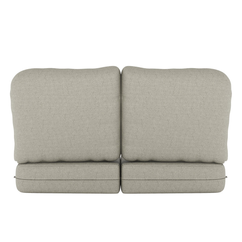 Indoor/Outdoor Sunbrella® Seat/Back Cushion, Spectrum Dove Sunbrella® Plainweave
