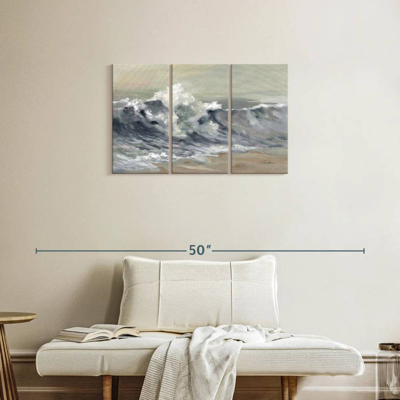 Senne Serene Splashing Wave, 20" H x 33" W