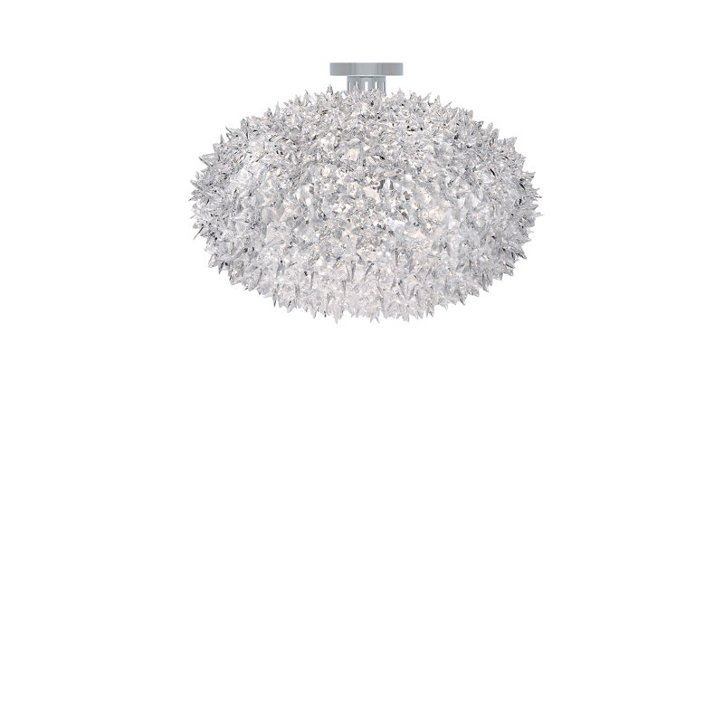 Bloom 1 - Light Semi Flush Mount, Transparent Crystal