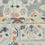 Hand Knotted Oriental Area Rug in Light Gray/Blue/Orange-443635475