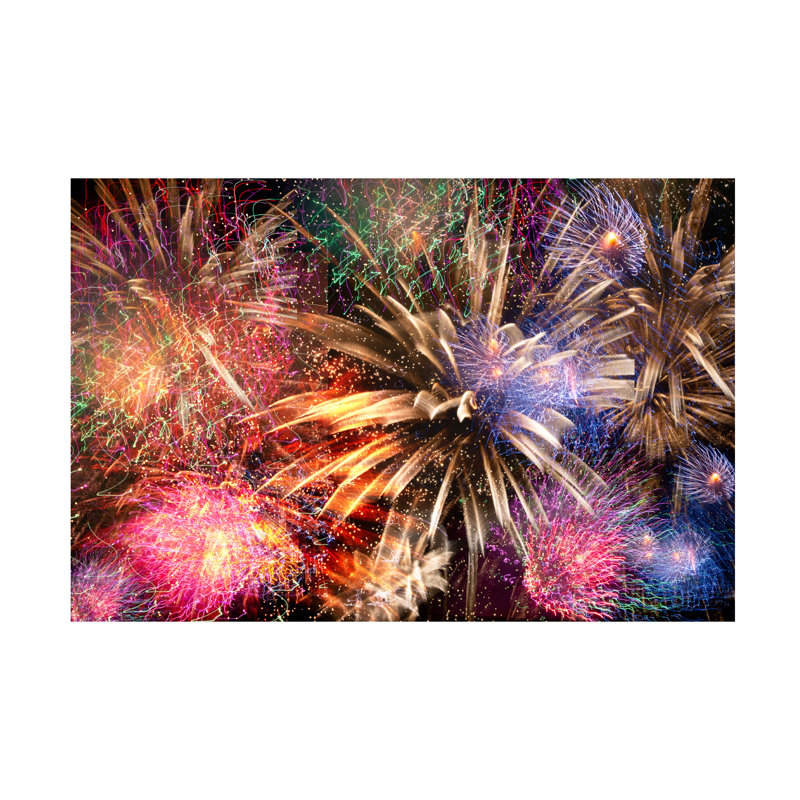 Feux d'artifice modernes et contemporains, H 12 po x l 19 po x P 2 po