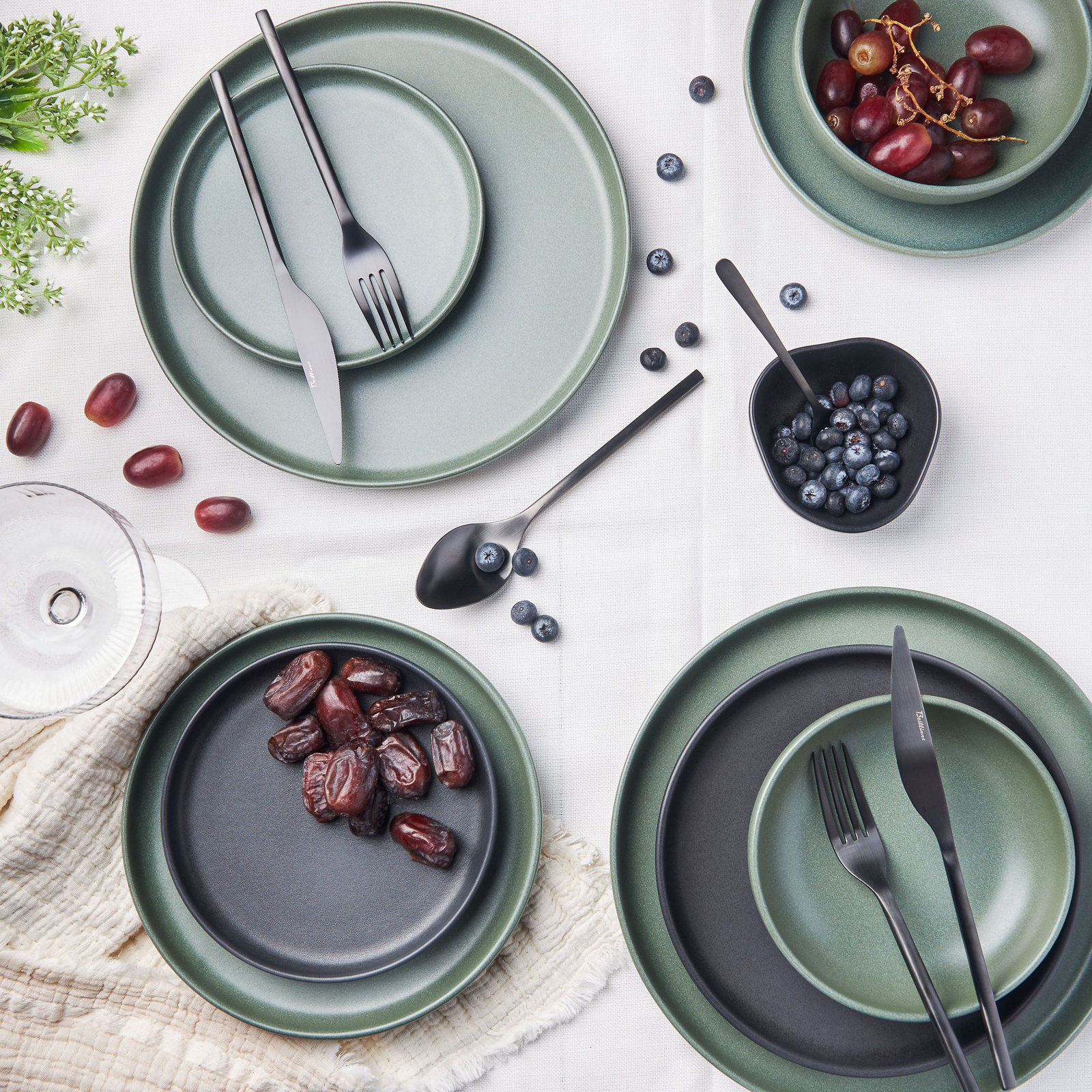 Tryston Commercial Dishwasher Safe 7'' Stoneware Appetizer Plate , Set of 4