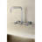 Kingston Brass Concord Double-Handle 2-Hole Wall-Mount Bridge Kitchen Faucet-25314153