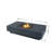 Cannes 60" Outdoor Dark Grey Concrete Fire Table 60,000 BTU - Includes Fire Glass, Lid & PVC Cover-111175358