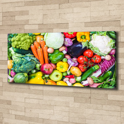 Colourful Vegetables - Wrapped Canvas Print