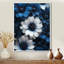 «Nocturnal Nirvana White Blue Mums», reproduction d'art mural-1563306010-1398902055