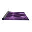 Tapis abstrait en laine mauve-690636187