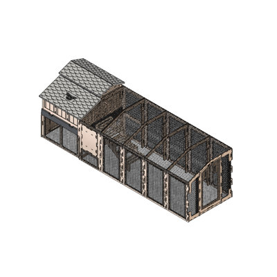 16 Square Feet Chicken Run