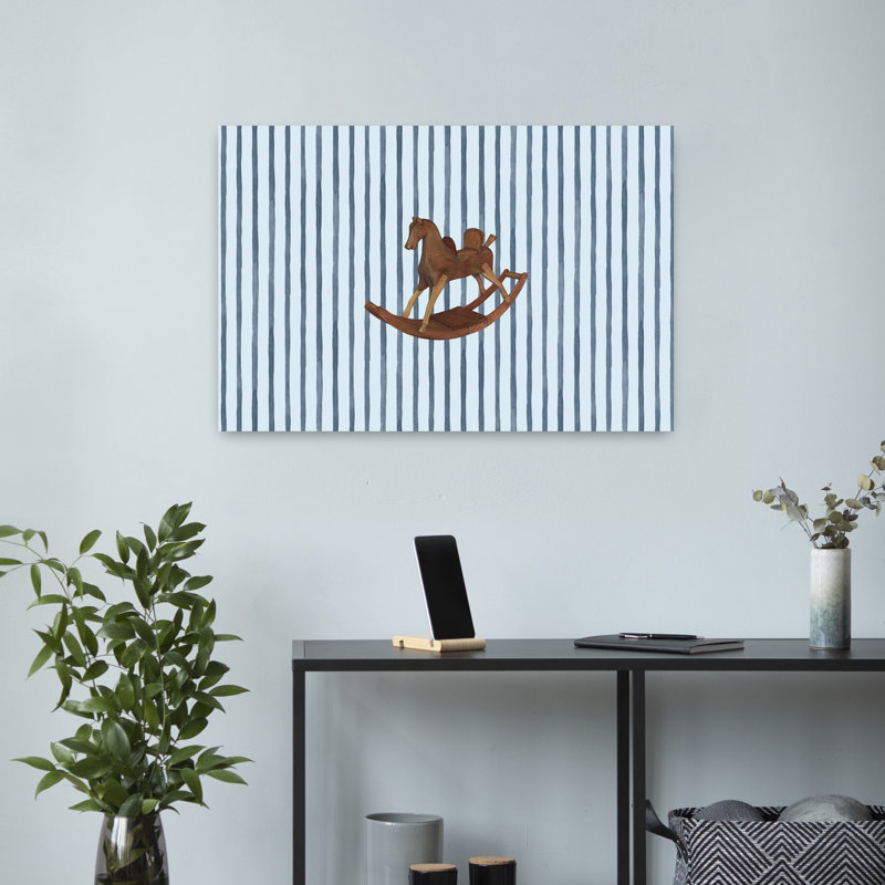 Art contemporain abstrait, art cheval contemporain, H 16 po x l 24 po