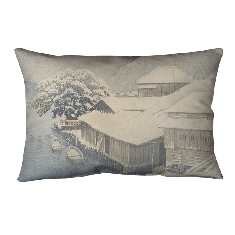 Coussin lombaire Ishinomaki, Bleu