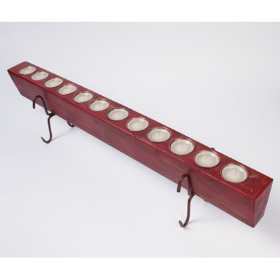 Photophore en bois