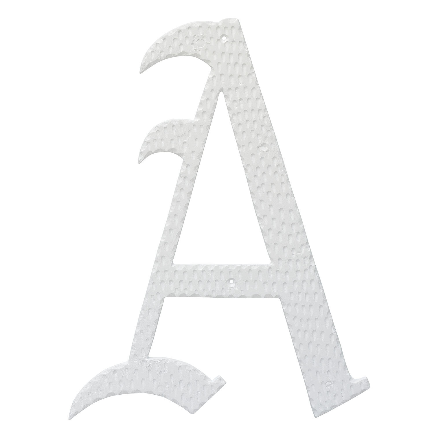 Chimney Letter - Tall 16 Monogram Metal Letters In Black or White