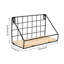 Triangle Bracket Shelf with Live Edge-1117580143