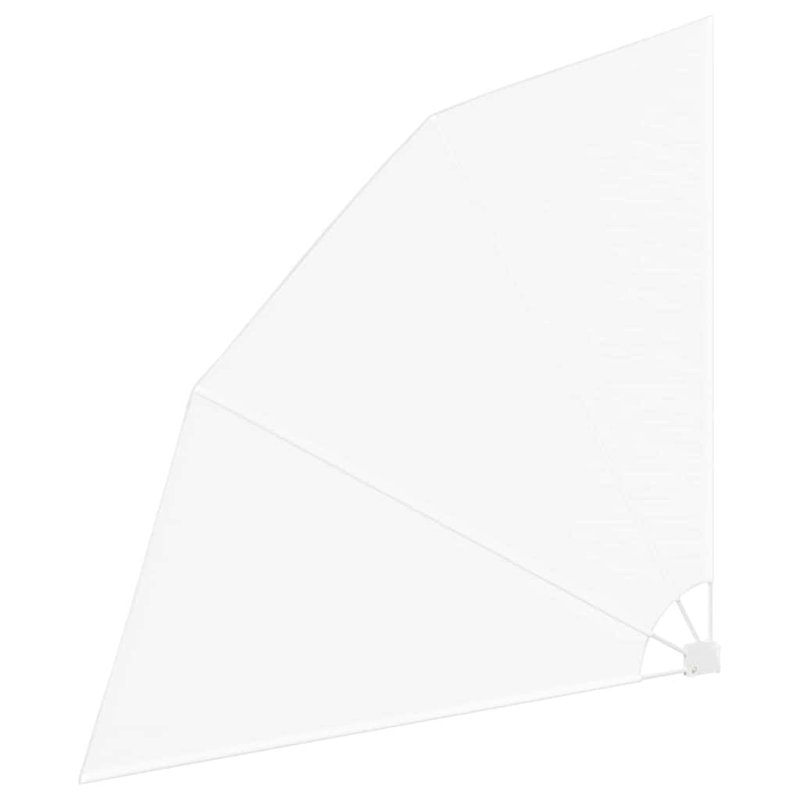 New Patio Balcony Side Awning Collapsible Garden Multi Sizes Multi Colours, 210cm H x 210cm W x 210cm D, White