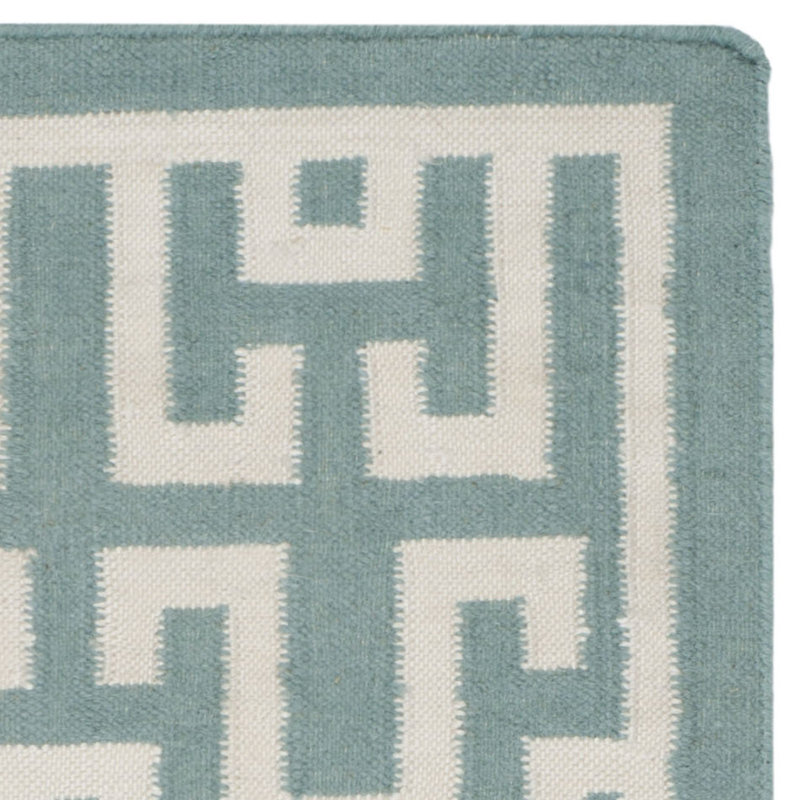 Feliciano Geometric Wool Hand Woven Area Rug, Rectangle 183 x 274 cm
