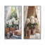 Boho hortensias par la tente Boho I - impressions sur toile florales 2 panneaux-1748983947-1748983950