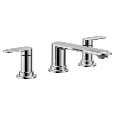 Ensemble de garniture de baignoire romaine à deux poignées Moen Greenfield, valve requise