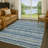 Machine Washable Indoor/Outdoor Chantille ACN2436 Stripes Rug-616814197-616814198