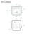 Loire 22" Wall Hung Cast Iron Bathroom Sink