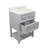 Tremblant 25" Bathroom Vanity with Cultured Marble or Quartz Top-590152792-602220071