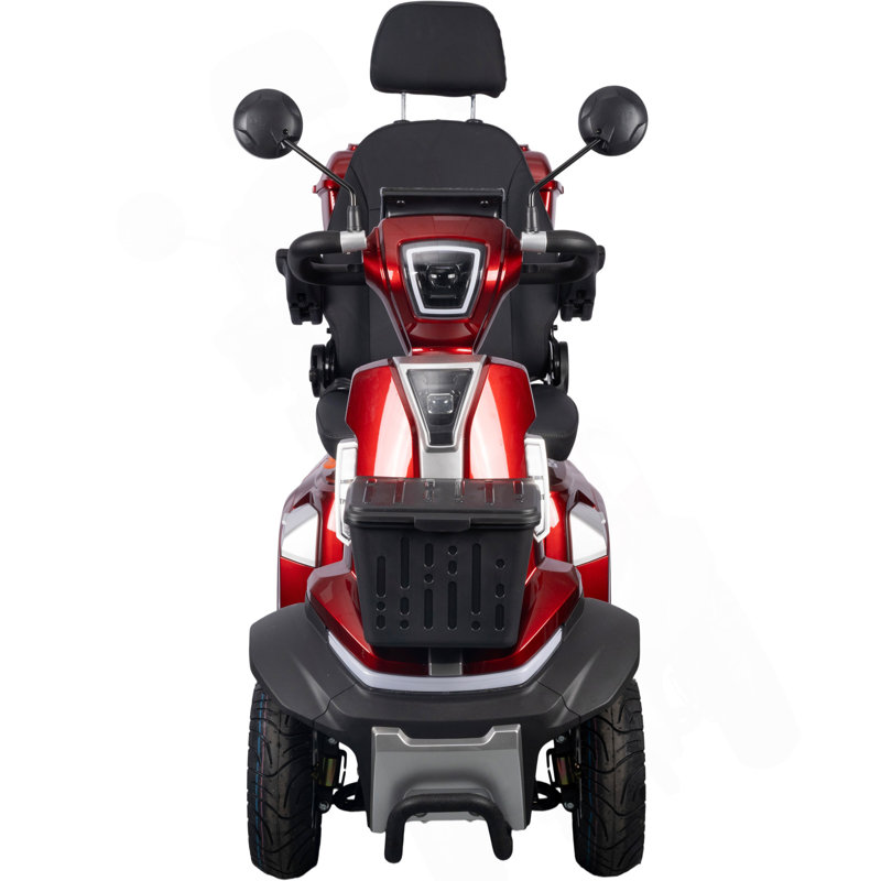 HS4W-B1R-1 Scooters à 4 roues robustes pour personnes âgées et adultes