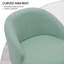 Fauteuil de lecture rembourré en lin-1117972504