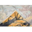 Tapis abstrait mystique forêt clair de lune mystique 6 x 8