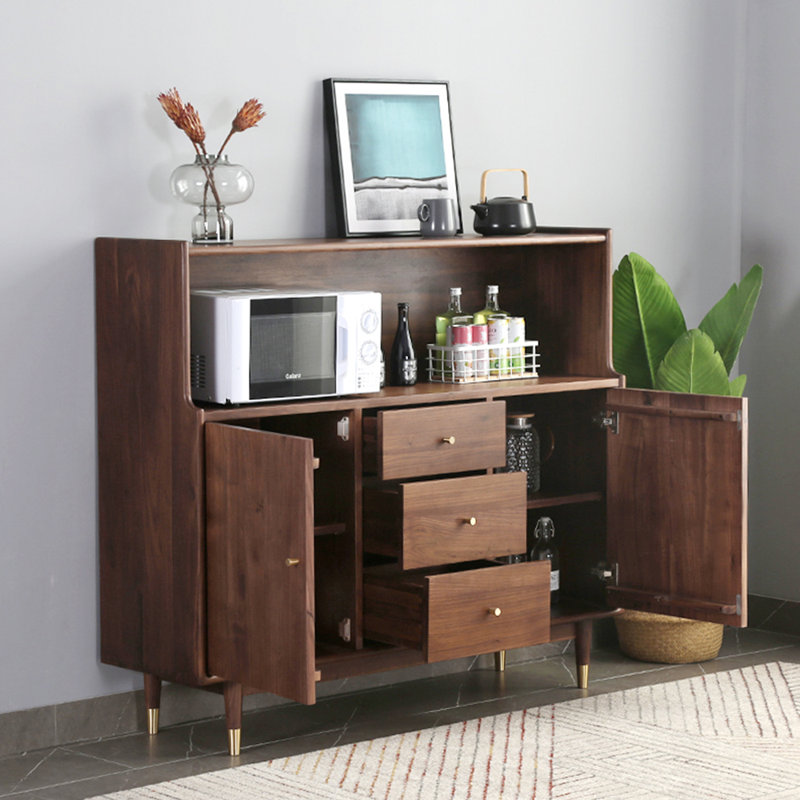 Buffet simple de style nordique moderne, H 47,2 po x l 55,1 po x P 15,7 po
