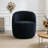 Teddy Fabric Swivel Accent Armchair Barrel Chair-708309961