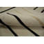 Tapis élégant Kilim 6 x 9 avec lignes noires modernes