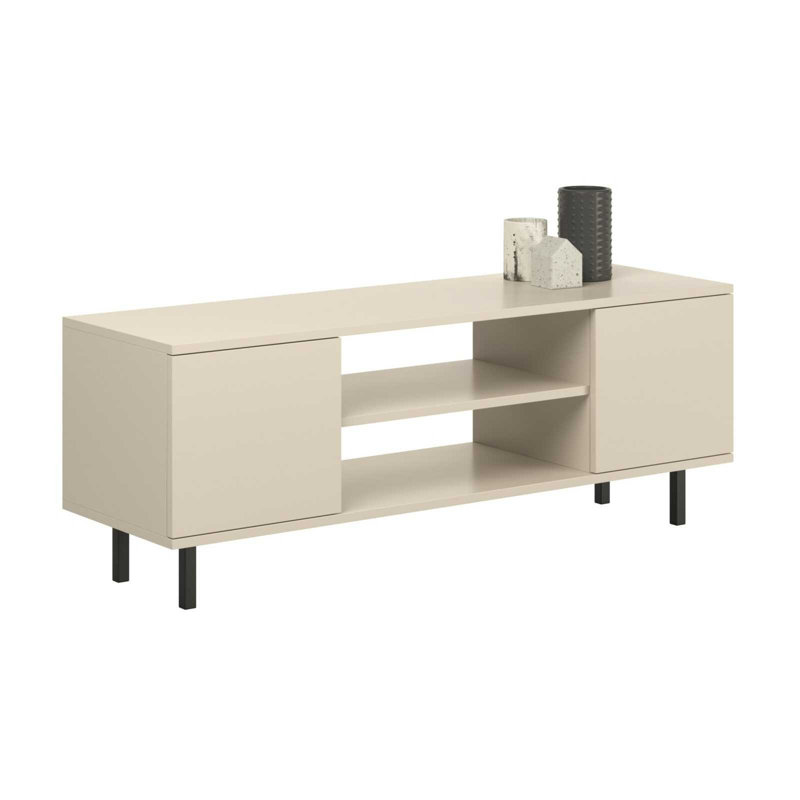 RTV Focus cashmere, Beige/Black, 35cm H x 155cm W x 40cm D