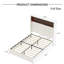 Structure de lit en velours Nova avec port USB et veilleuse Nova-122063208