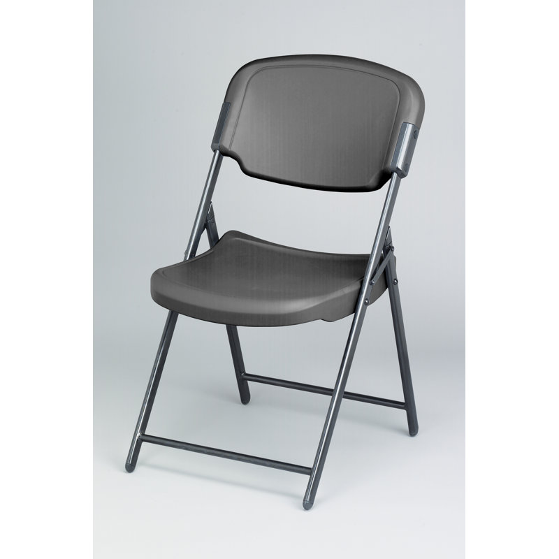 Chaise pliante en plastique Rough N Ready, Anthracite