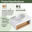 Ensemble de meuble-lavabo flottant 30 po - Design mural peu encombrant avec vasque-1323947166