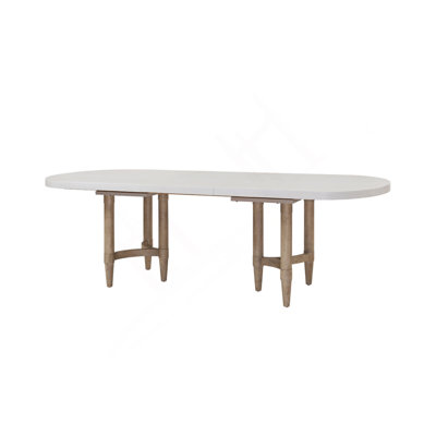 Triad Double Pedestal Dining Table With Leaf